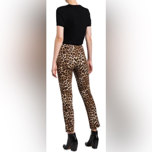 Joseph Ribkoff Pull On Stretch Pant, Style 193552, Leopard Print, sz 16 - Picture 3 of 14